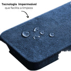 Alcantara Case Magsafe - Azul Oceano