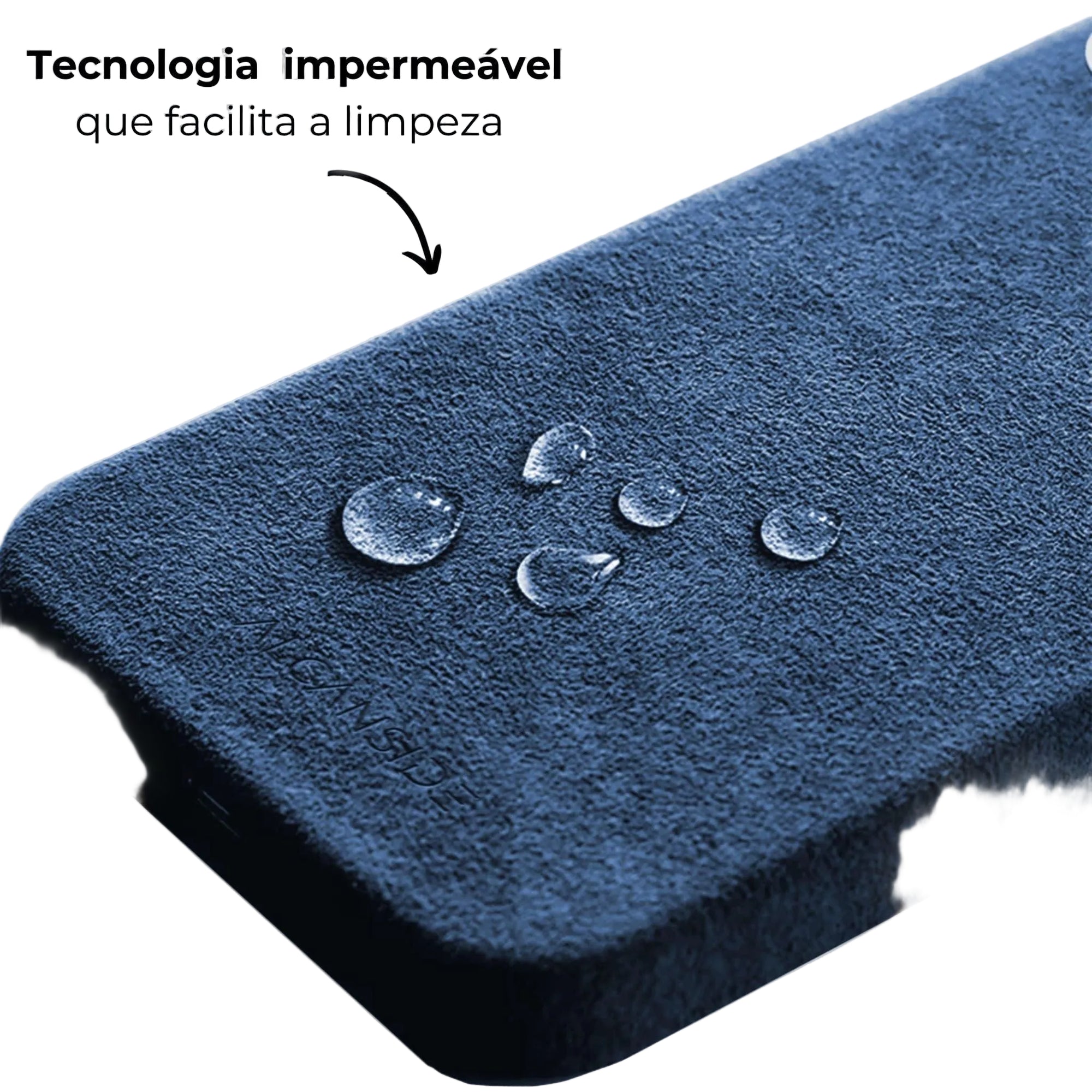 Alcantara Case Magsafe - Azul Oceano