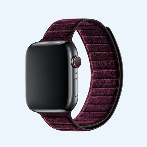 Alcantara Band Esporte - Apple Watch - Vinho