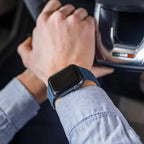 Alcantara Band Esporte - Apple Watch - Azul Oceano