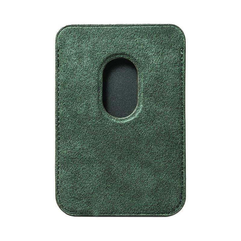 Carteira Alcantara MagSafe - Verde Meia Noite