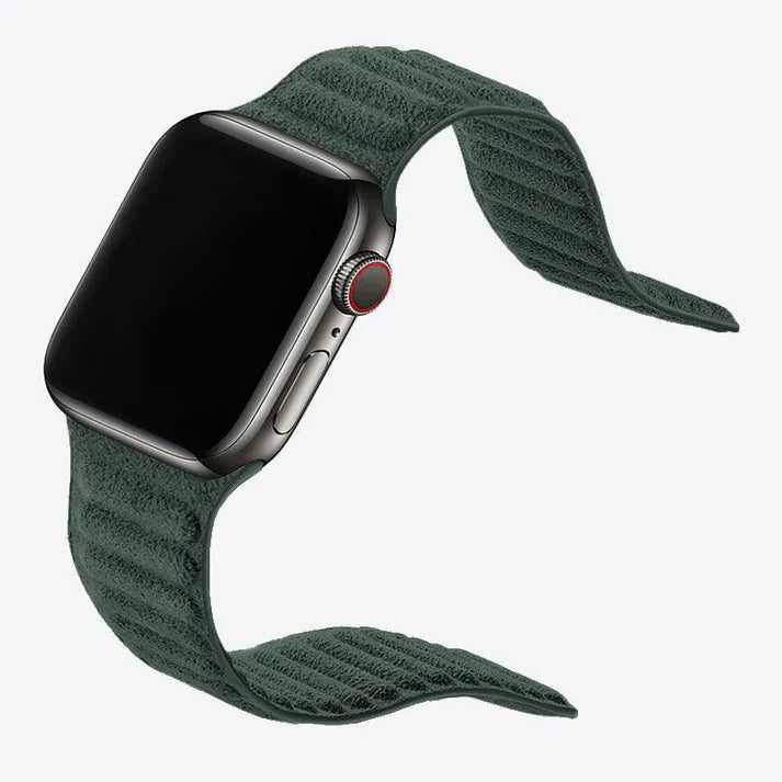 Alcantara Band Esporte - Apple Watch - Verde Meia Noite